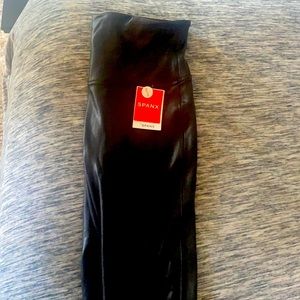 Spanx faux leather leggings